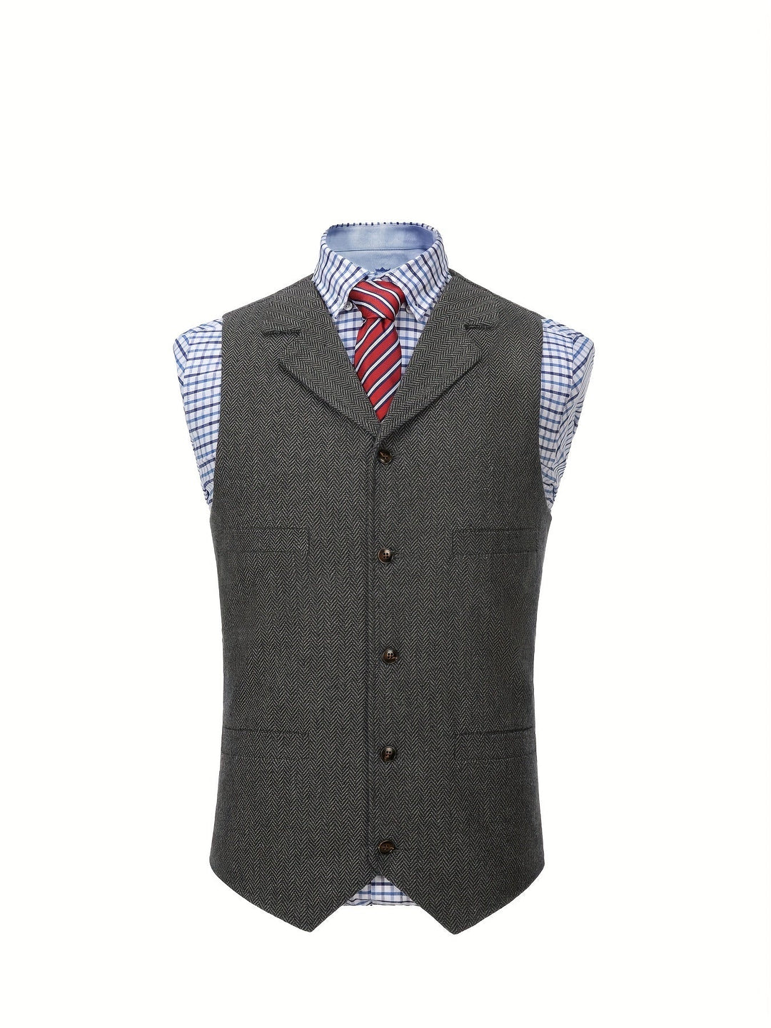 Colton | Heritage Herringbone Vest