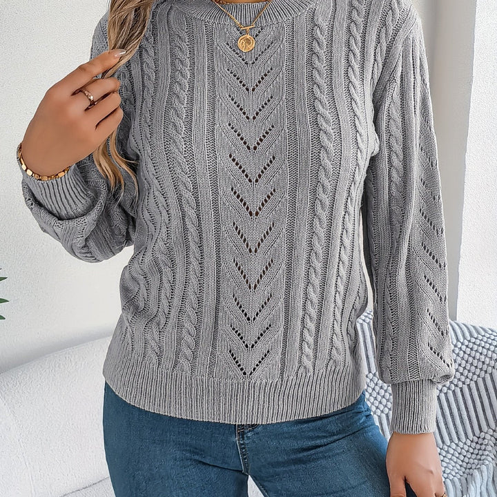 Blythe | Cable-Knit Textured Jumper