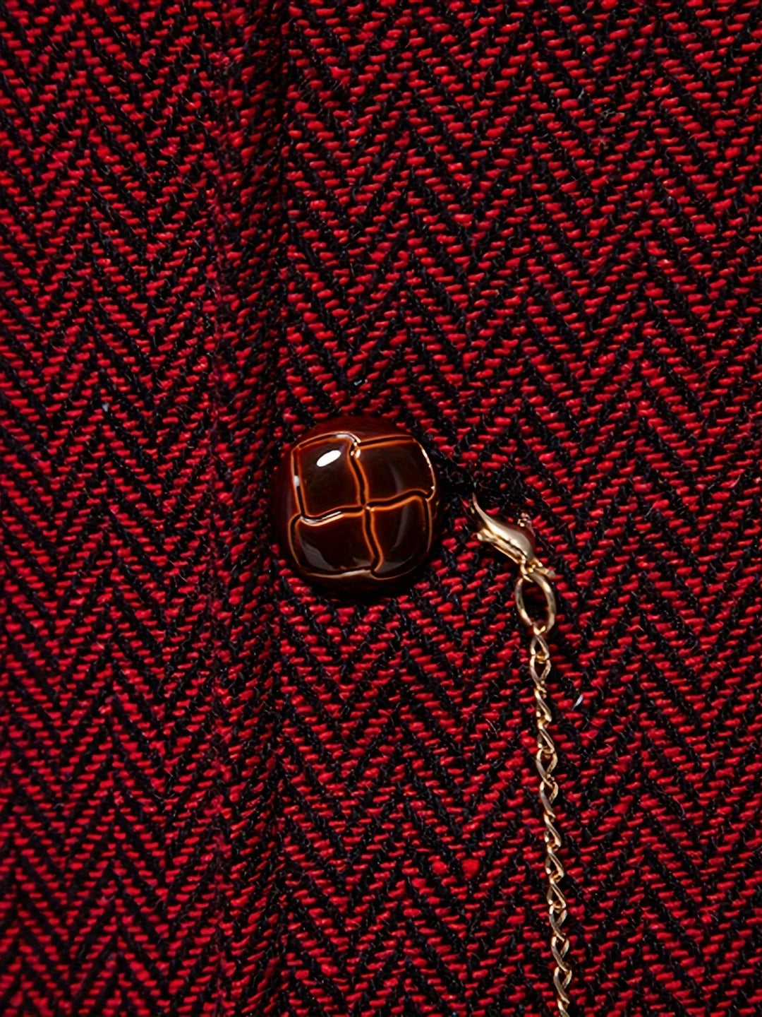 Edmund | Herringbone Single-Breasted Vest