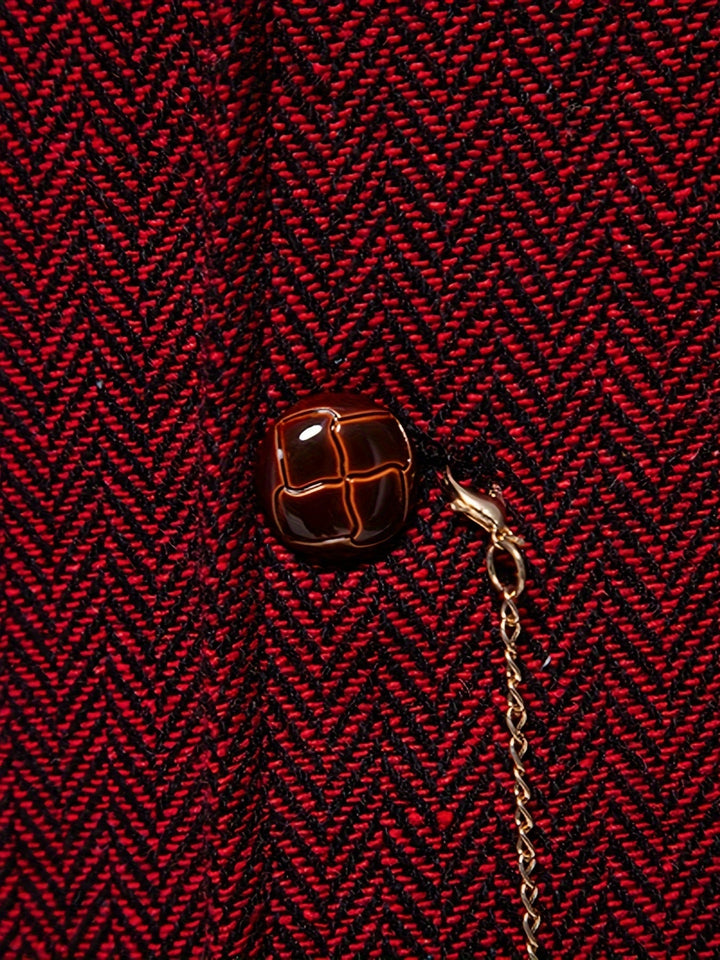 Edmund | Herringbone Single-Breasted Vest