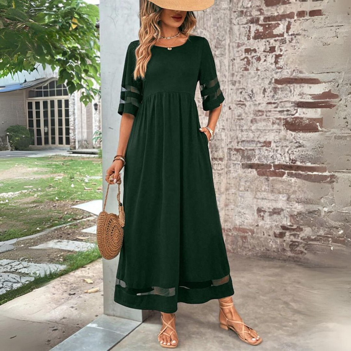 Aubrey | Elegant Tummy-Smoothing Midi Dress