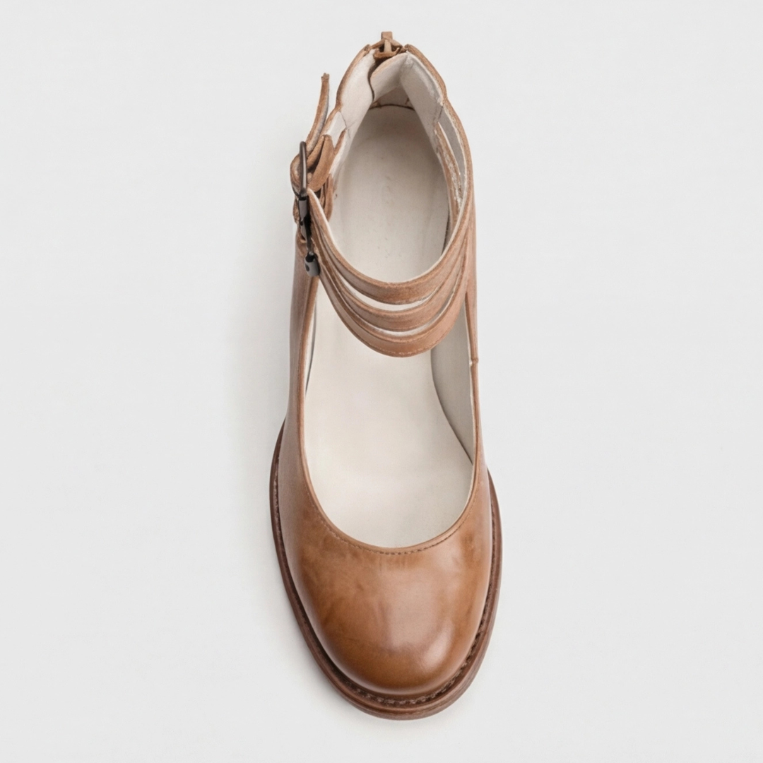 Summer | Elegant Retro Ankle Strap Heels