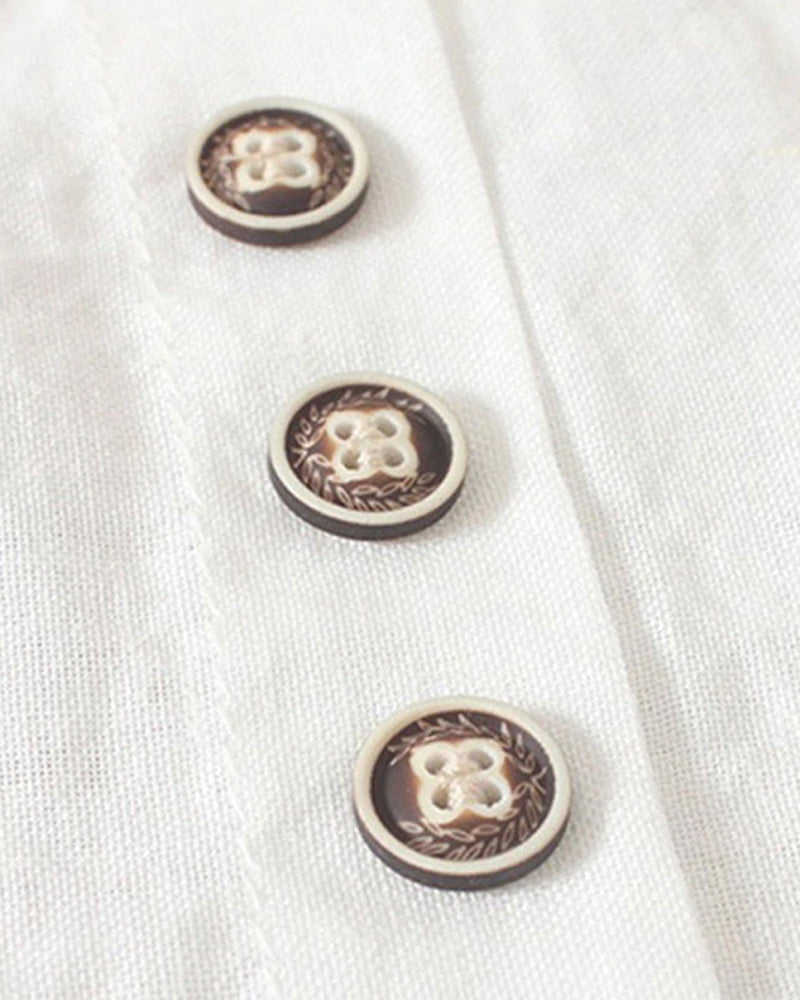 Olivia | Effortless Button Detail Summer Blouse