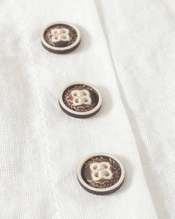 Olivia | Effortless Button Detail Summer Blouse