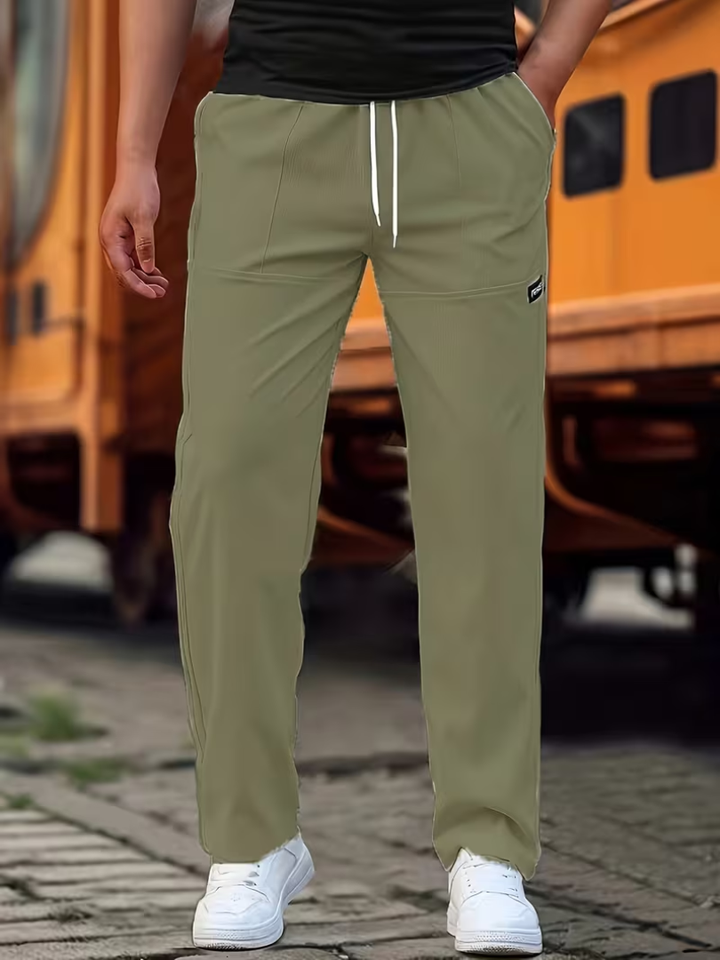 Ryan | Casual Lightweight Straight-Leg Trousers