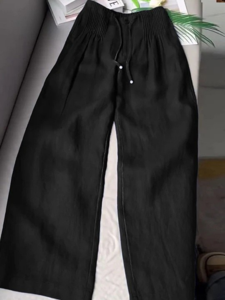 Camilla | Elegant Wide Leg Lace Trousers