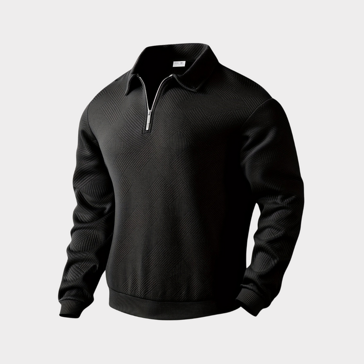 Hudson | Textured Half-Zip Pullover