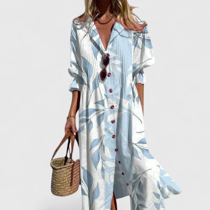 Paula | Elegant Multicolour Boho Dress