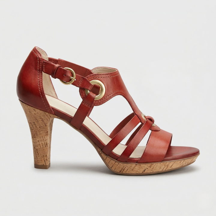 Serena | Orthopedic Strap Open Toe Heels