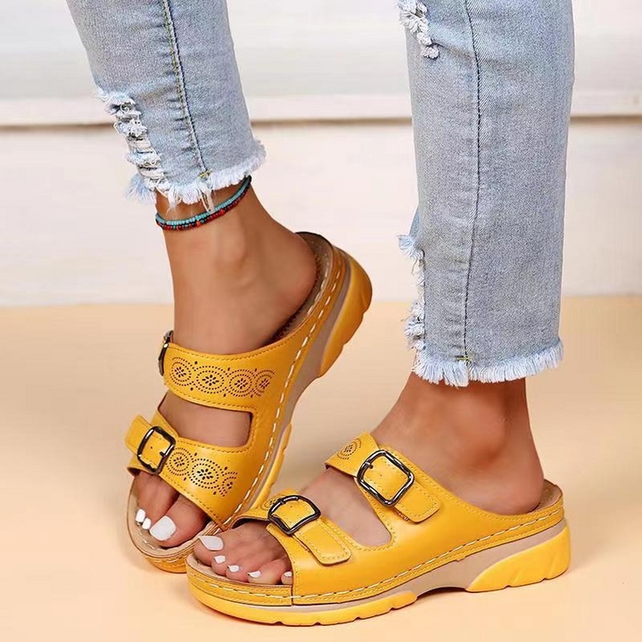 Genevieve | Cushioned Comfort Sandals