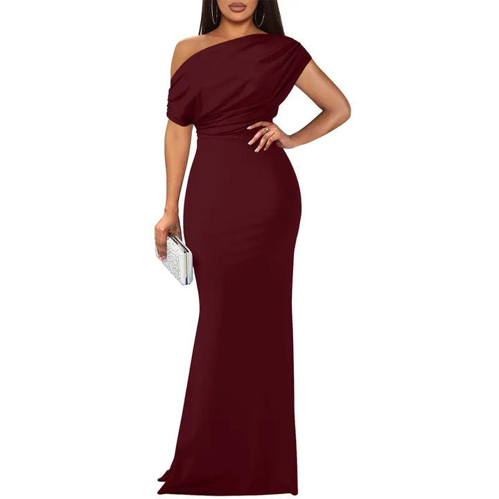 Rose | Elegant Off-Shoulder Evening Dress