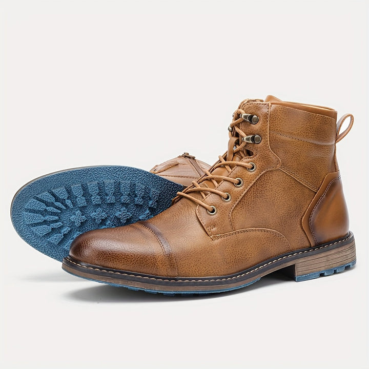 Rupert | Refined Cap-Toe Ankle Boots