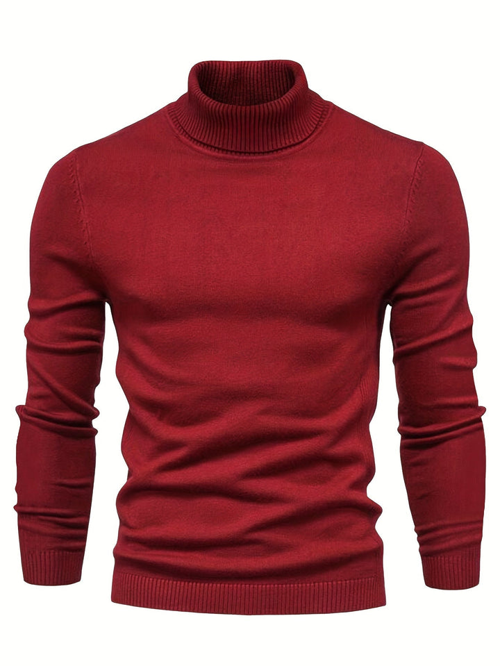 Malcolm | Classic Mock-Neck Jumper