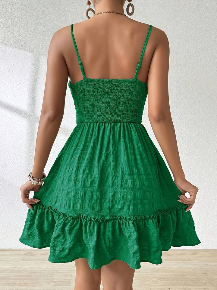 Marina | Breezy Ruched Mini Dress