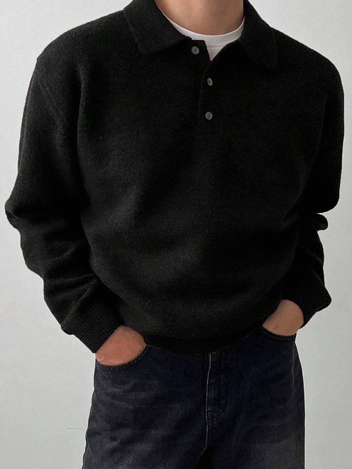 Landon | Refined Polo Collar Jumper