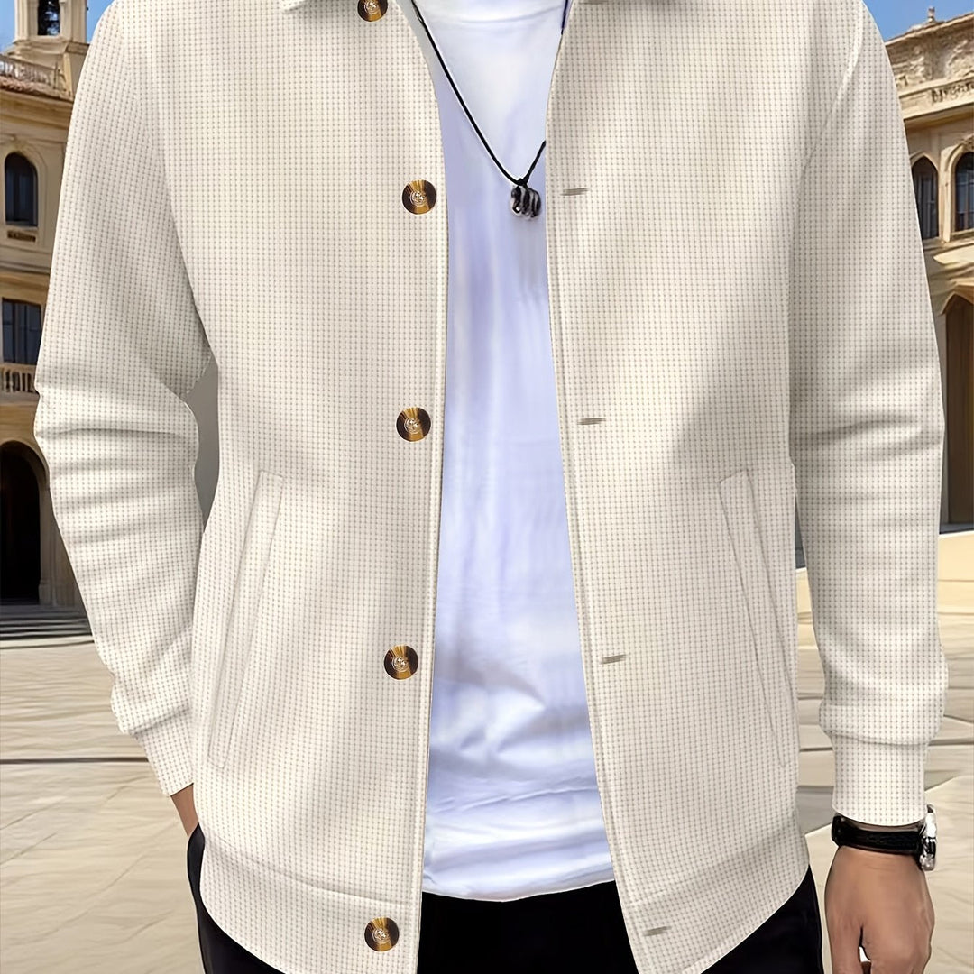 Foster | Textured Button-Up Jacket