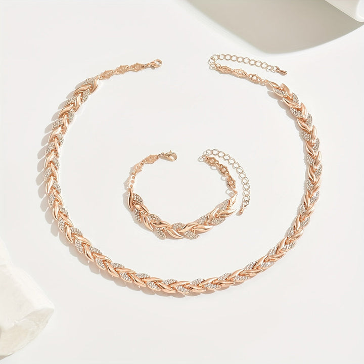 Marlene | Elegant Necklace and Bracelet Set