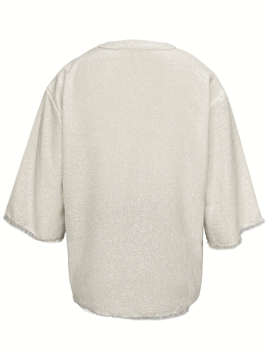 Dorian | Relaxed Lace-Up V-Neck Shirt