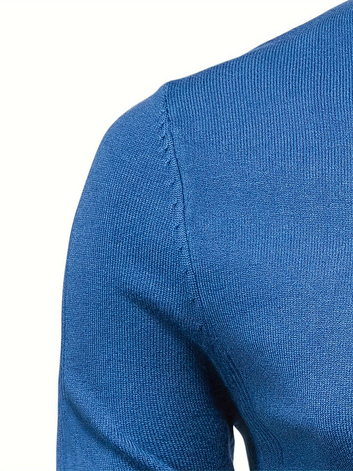 Malcolm | Classic Mock-Neck Jumper