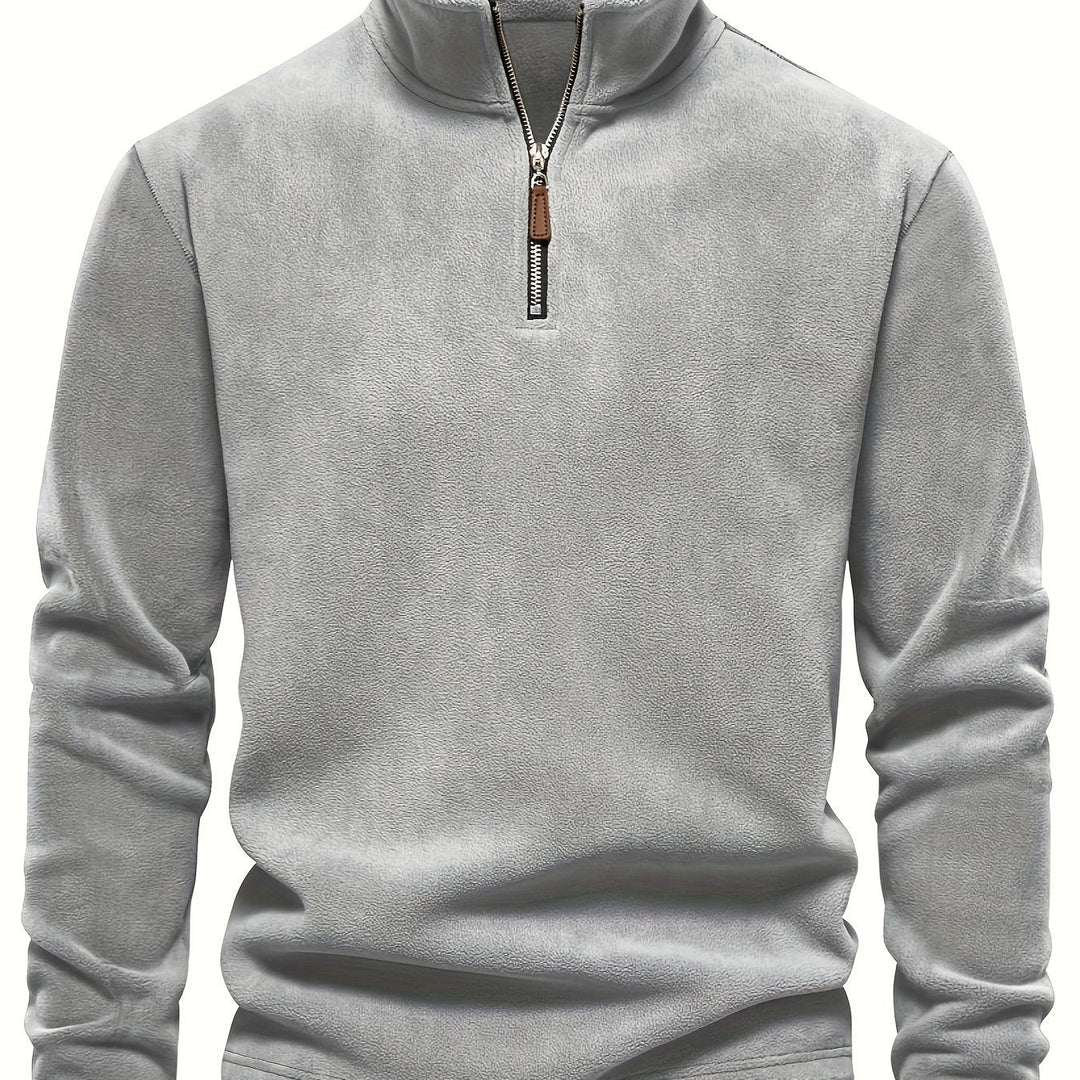 Hugo | Half-Zip Stand-Collar Pullover