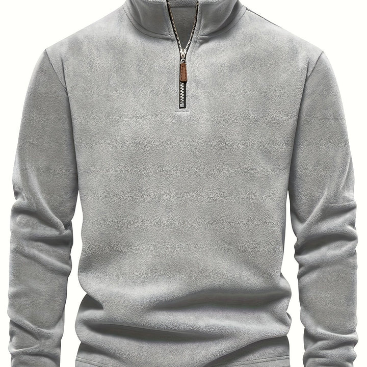 Hugo | Half-Zip Stand-Collar Pullover