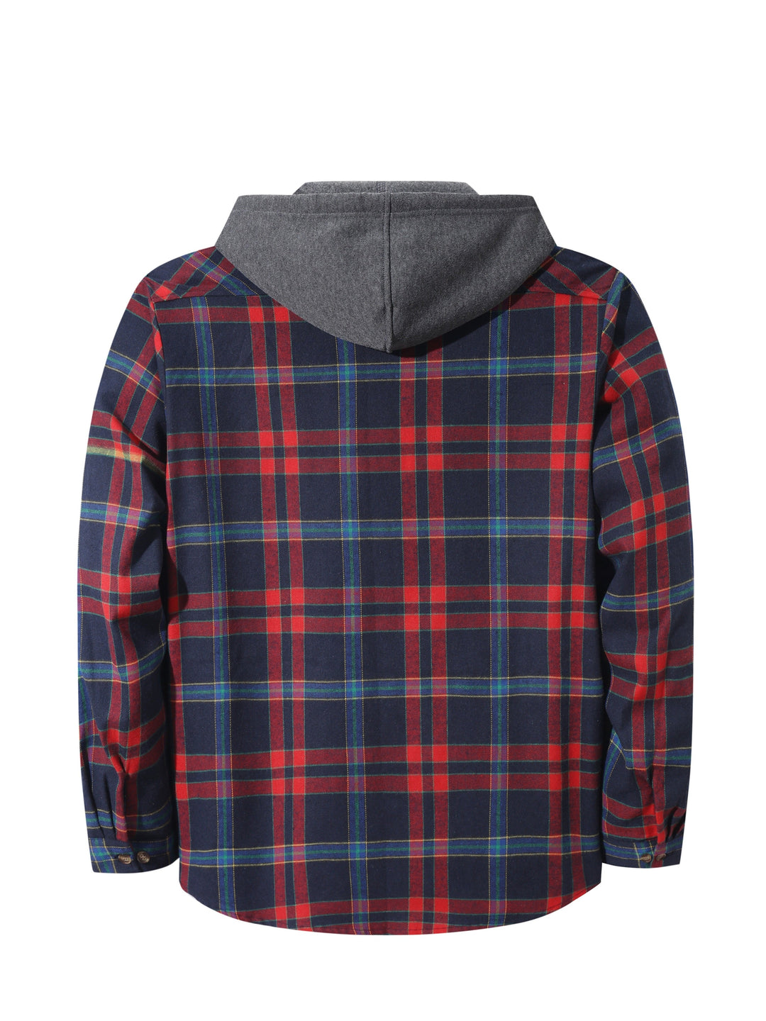 Braxton | Checked Hooded Shirt