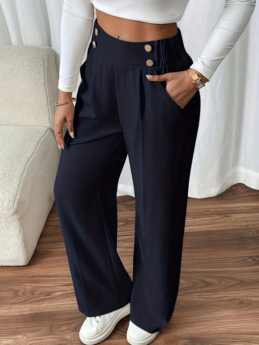 Renata | Tailored High-Waist Trousers