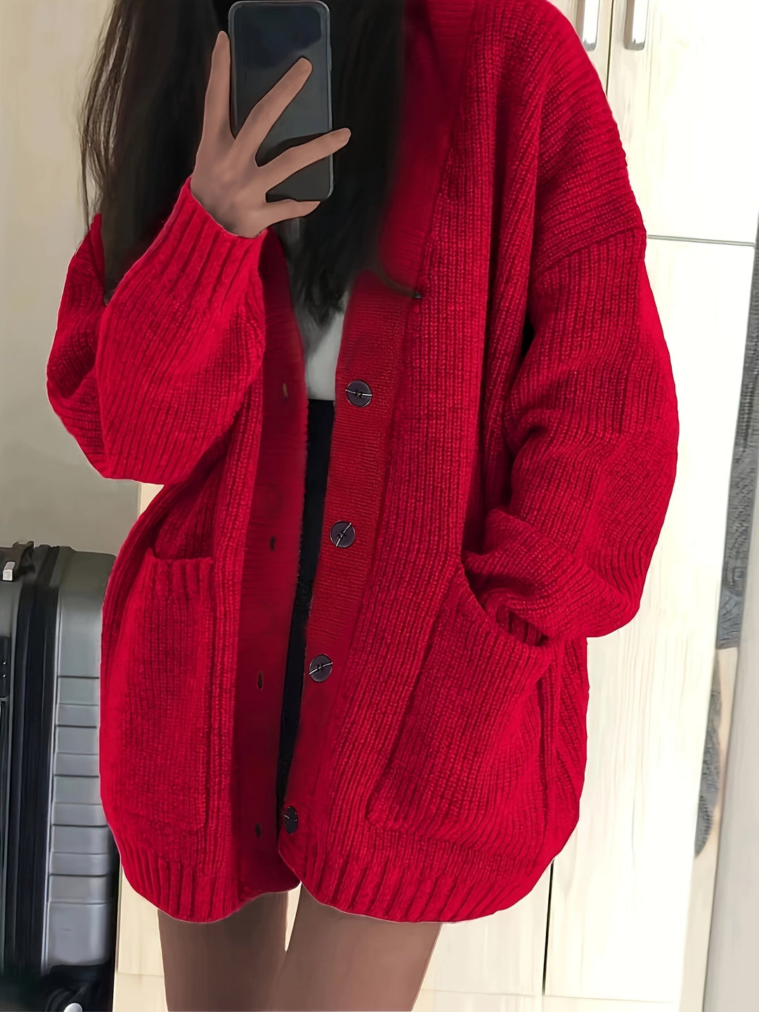 Maisie | Relaxed Button-Front Cardigan