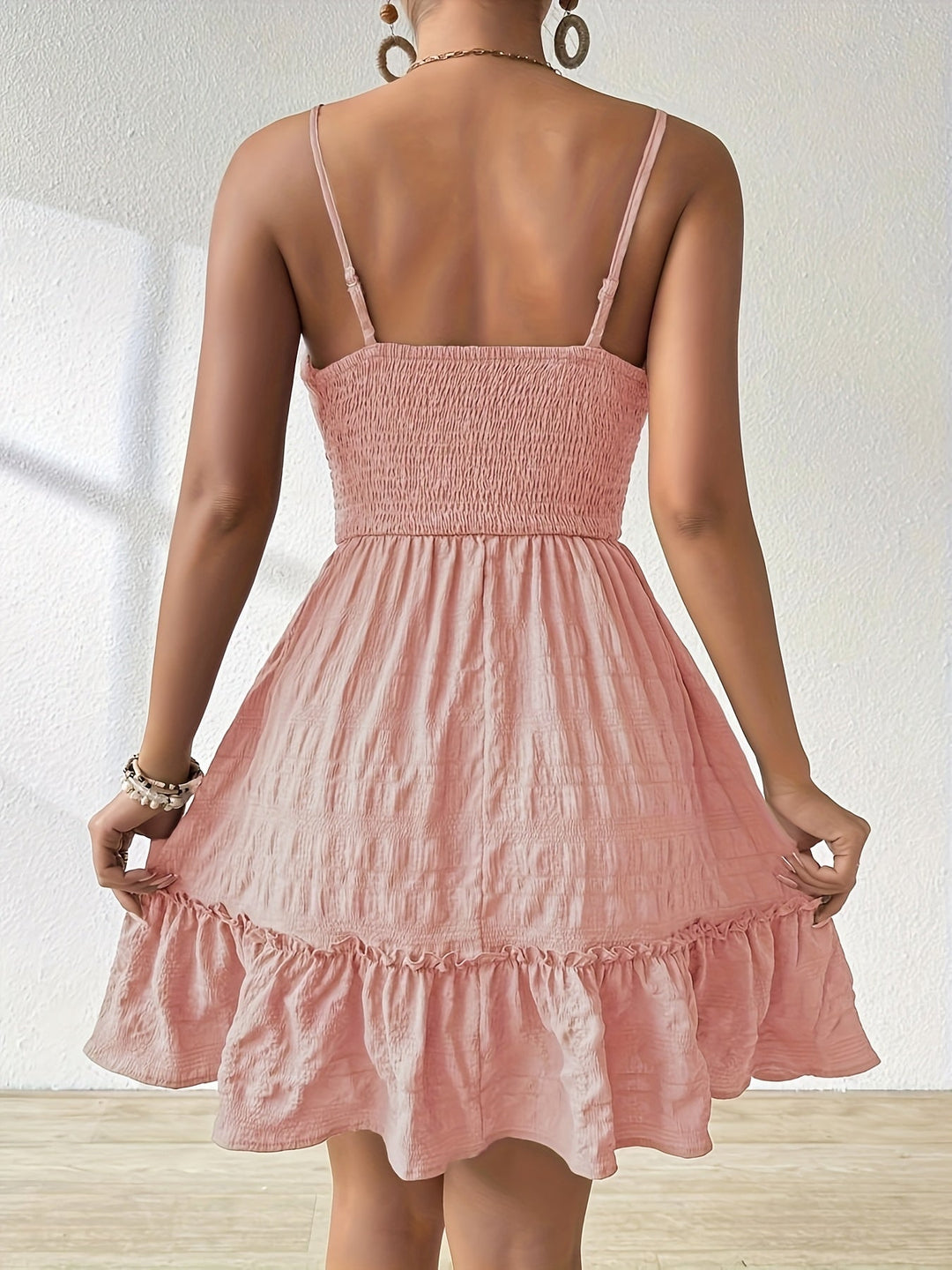 Marina | Breezy Ruched Mini Dress