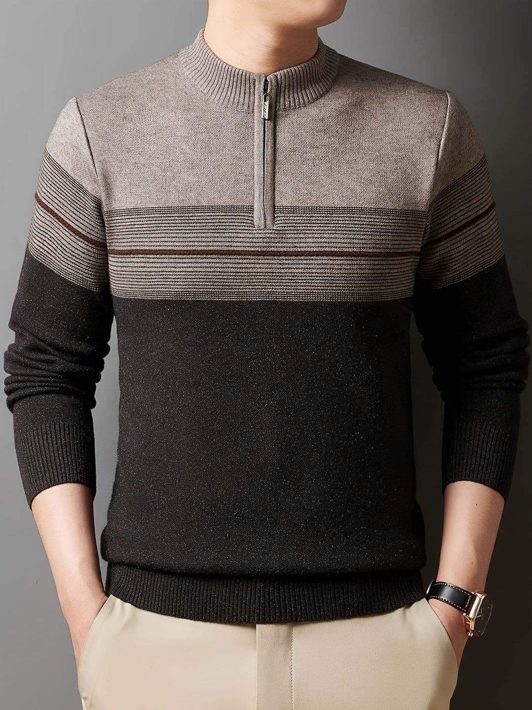 Oscar | Zip-Neck Jumper
