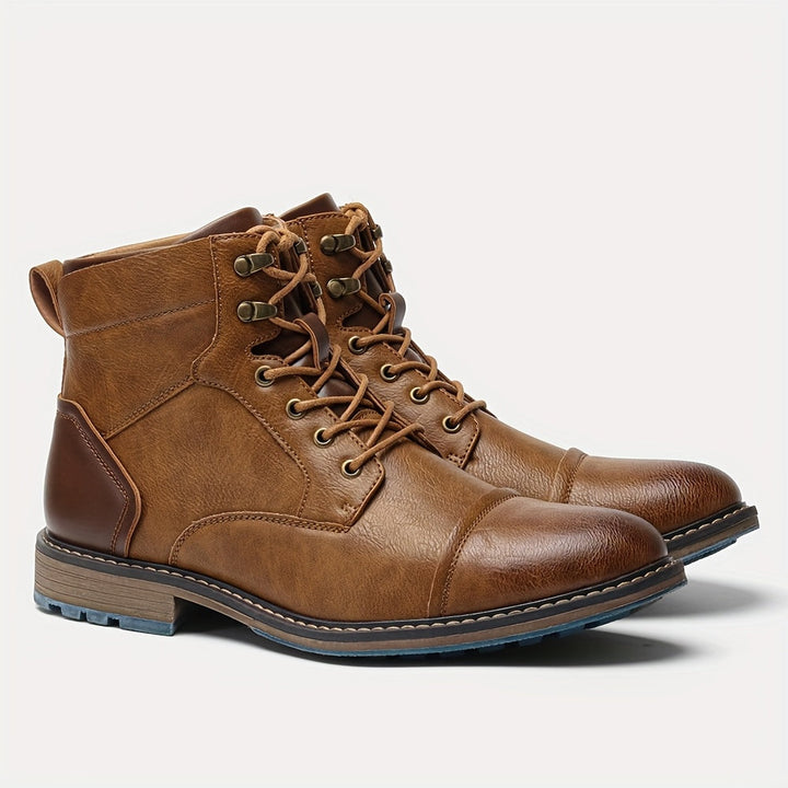 Rupert | Refined Cap-Toe Ankle Boots
