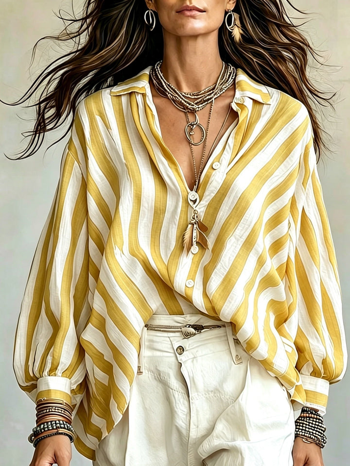 Noreen | Relaxed Striped Shirt