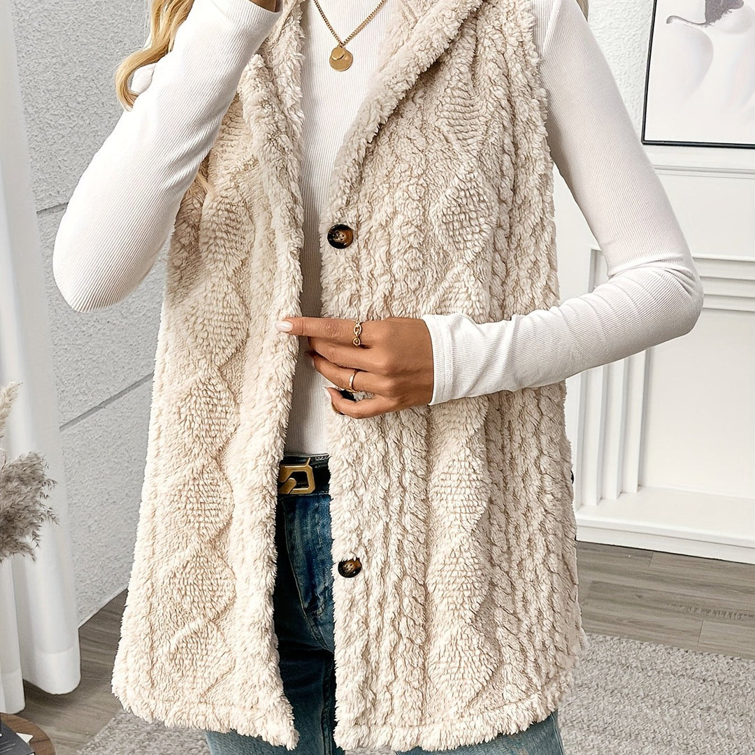 Lorna | Cozy Hooded Sleeveless Vest