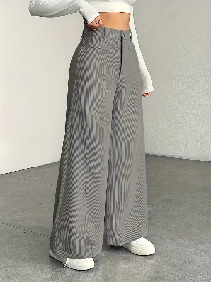 Kimberly | High-Waisted Wide-Leg Trousers