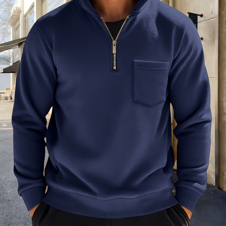 Emmett | Refined Half-Zip Pullover
