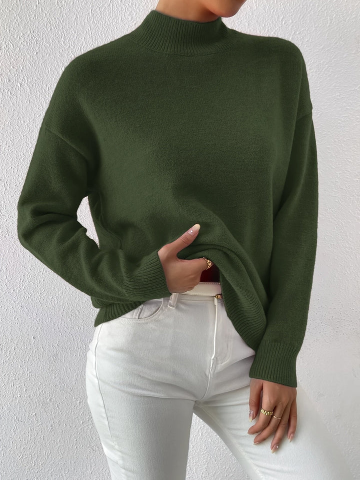 Lorelei | Refined Mock Neck Jumper