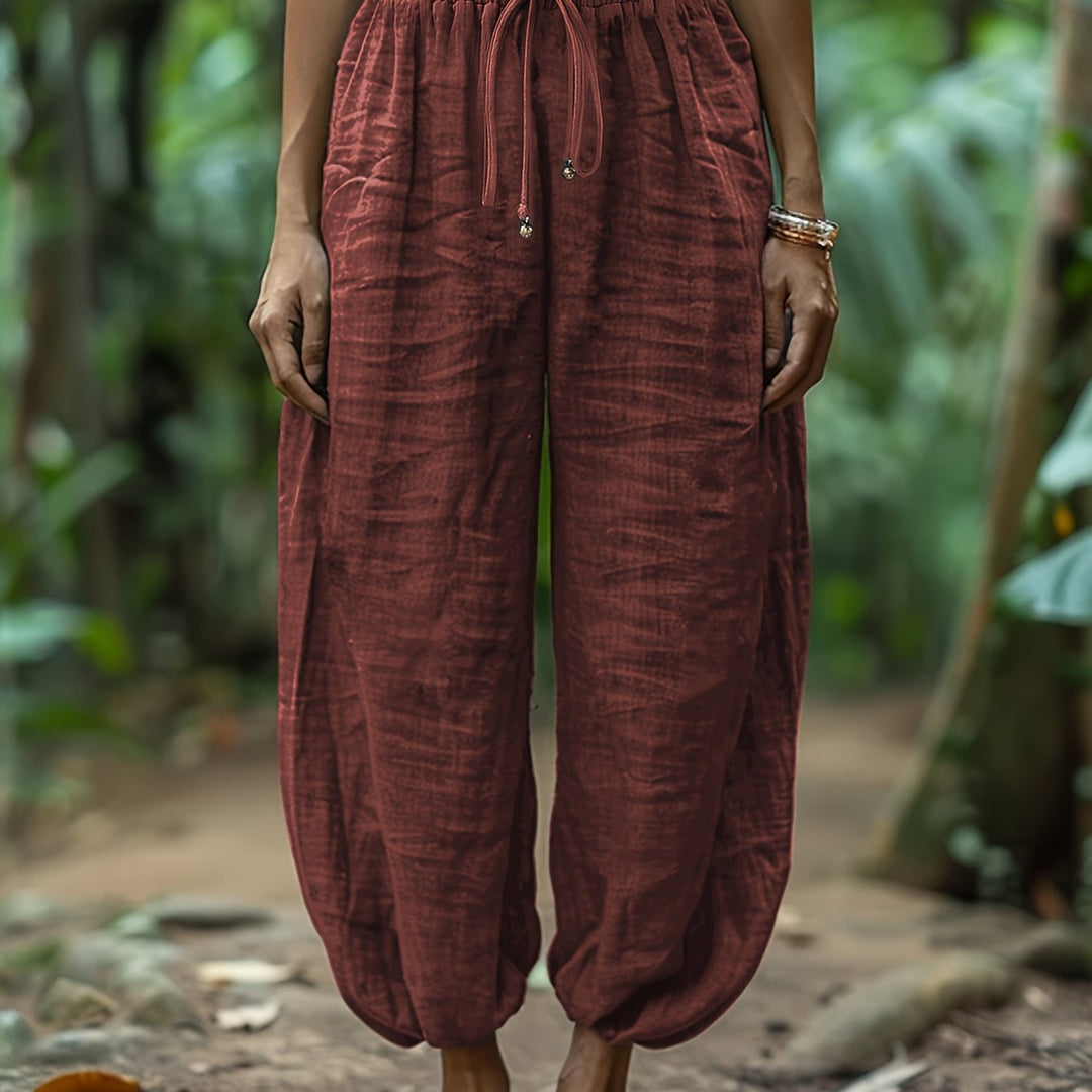 Marjorie | Relaxed Drawstring Lantern Trousers