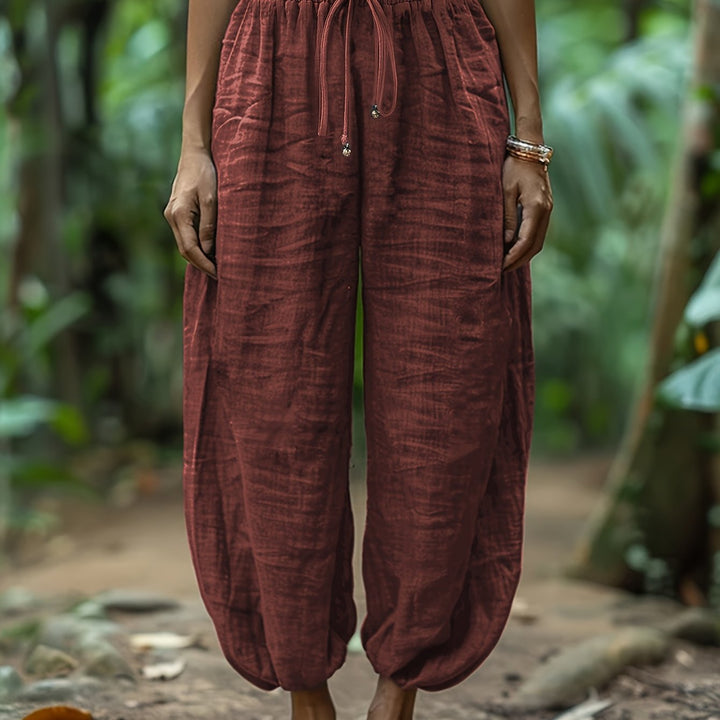 Marjorie | Relaxed Drawstring Lantern Trousers