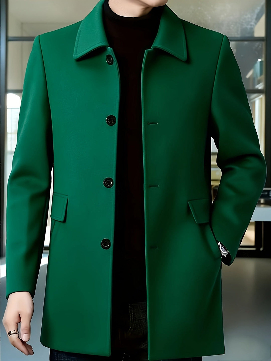 Gerard | Refined Single-Breasted Overcoat