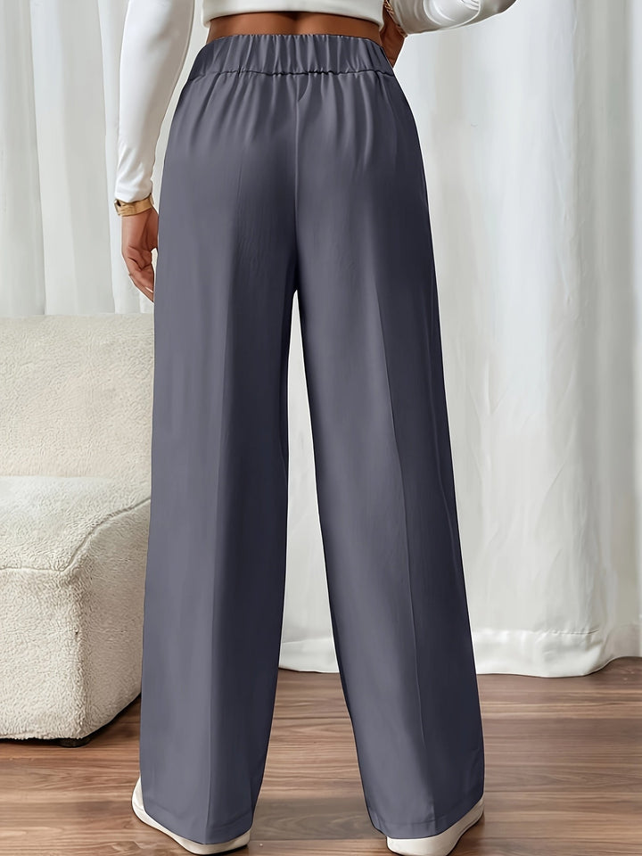 Lydia | Tailored High-Waist Wide-Leg Trousers