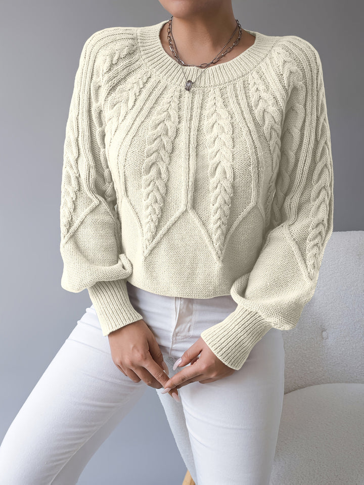 Elsie | Cable-Knit Textured Jumper