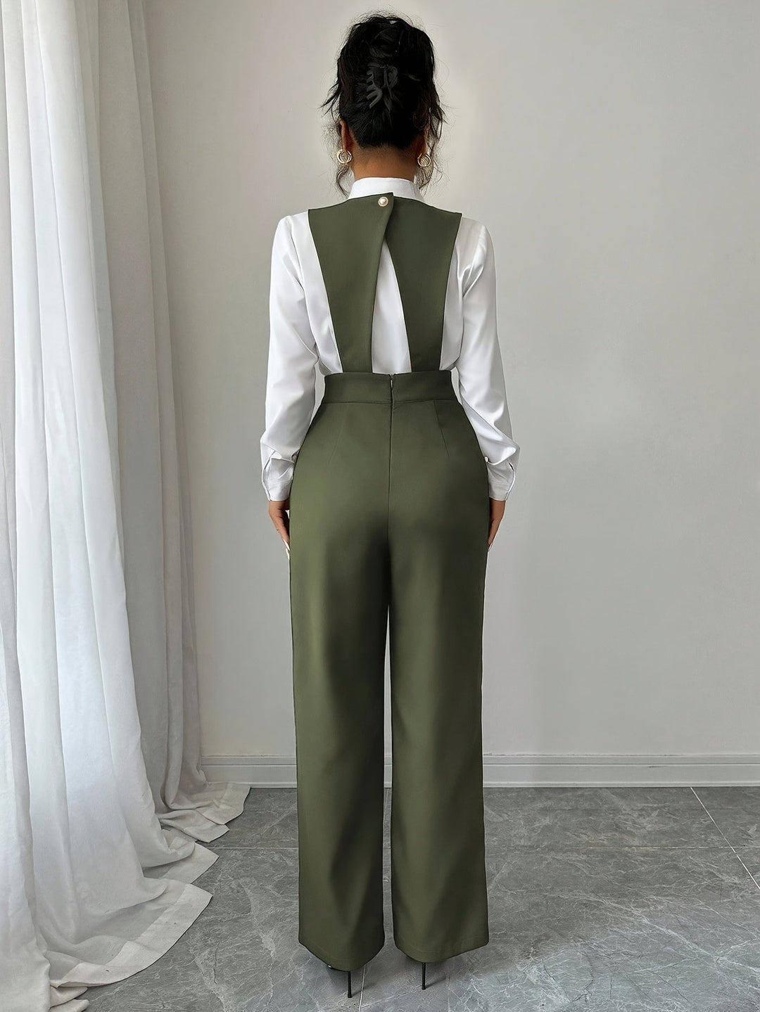 Coralie | Tailored Wide-Leg Jumpsuit