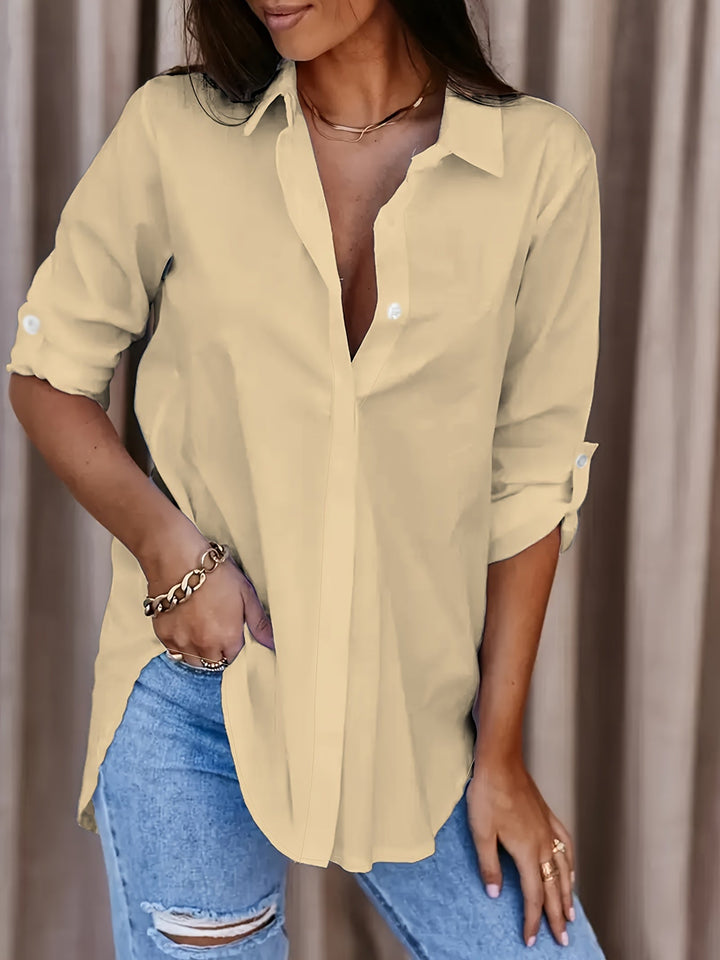 Sylvia | Relaxed Collared Shirt