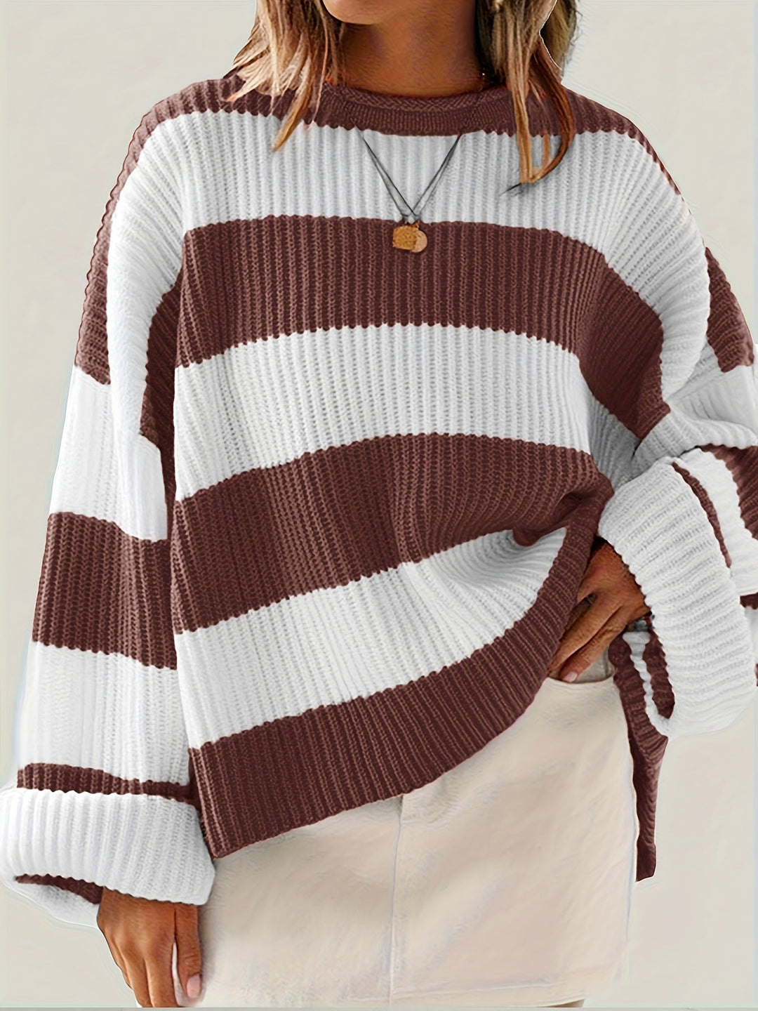 Ivy | Relaxed colourblock Jumper
