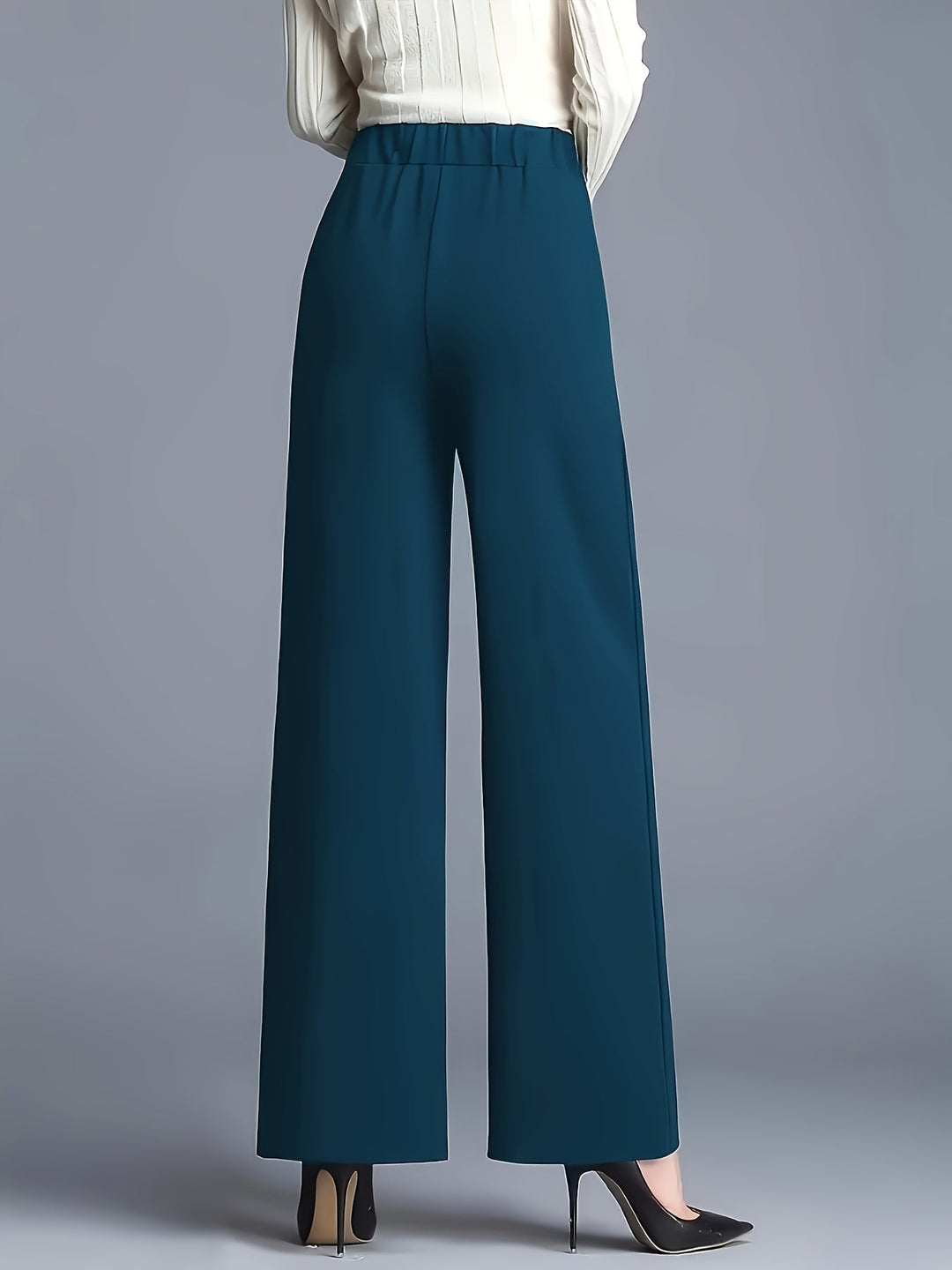 Claudia | High-Waisted Wide-Leg Trousers