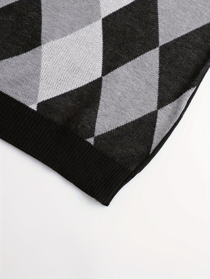 Chandler | Classic Argyle Jumper Vest