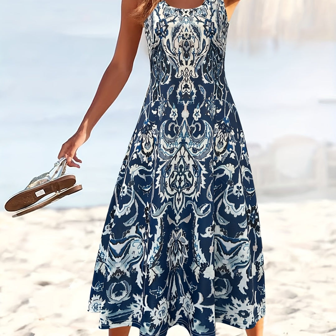 Odette | Flowing Floral Maxi Dress