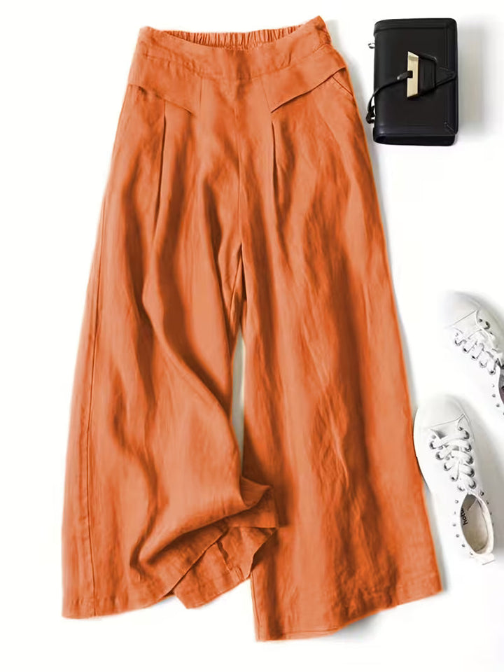 Valeria | Breathable Loose Wide-Leg Trousers