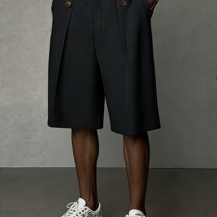 Harlan | Tailored Pleated Shorts