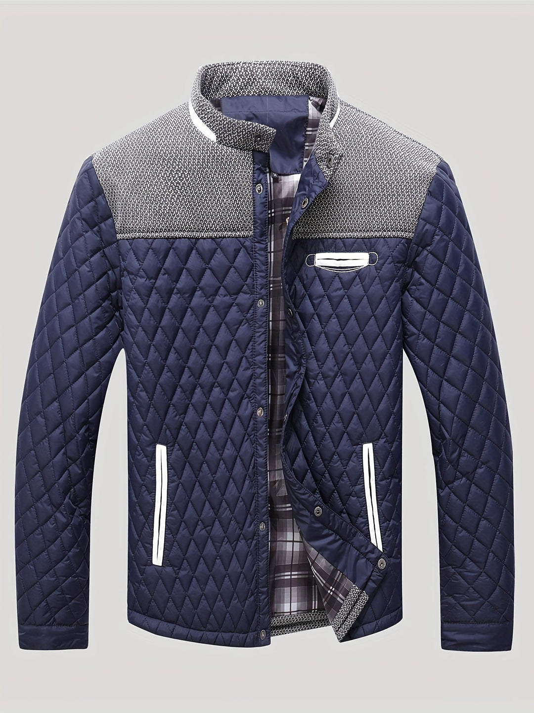 Alden | Quilted Stand-Collar Jacket